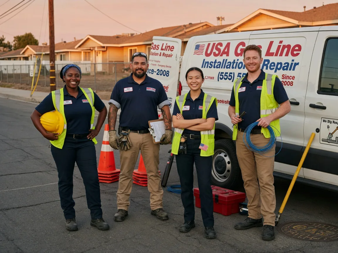 Gas Line Installation company in Lu Verne, IA